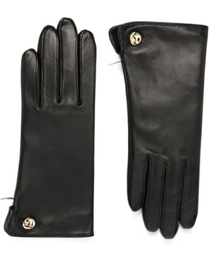 JOSEPH Florie Leather Gloves - Black