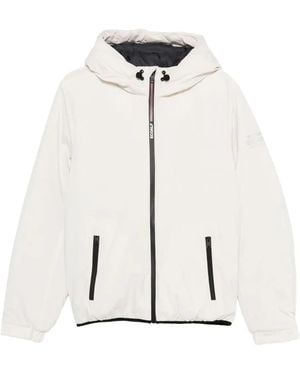 Ecoalf Hooded Zip Jacket - White