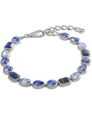 Dolce & Gabbana Halskette Mit Strass - Blau