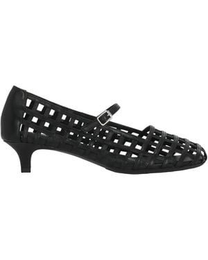 Ash 50Mm Ego Heeled Court Shoes - Black