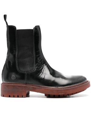 Moma Distressed Boots - Black