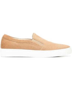 Madison Maison Round-Toe Slip-On Trainers - Brown