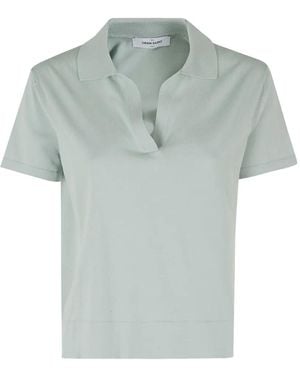 Gran Sasso Short-Sleeve Polo Shirt - Blue