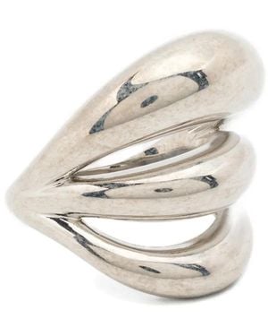 Panconesi Triptych Blow Up Ring - White
