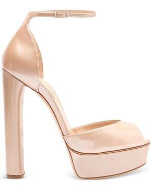 Casadei 140Mm Flora Platform Sandals - Pink