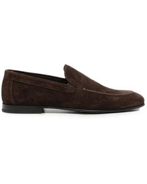 JOHN HARRISON Suede Loafers - White