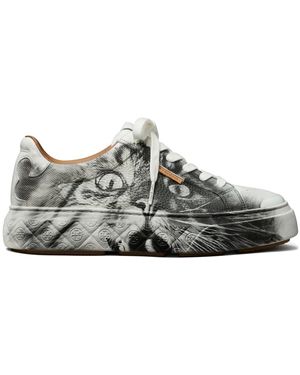 Tory Burch Ladybug Portrait Trainers - Grey