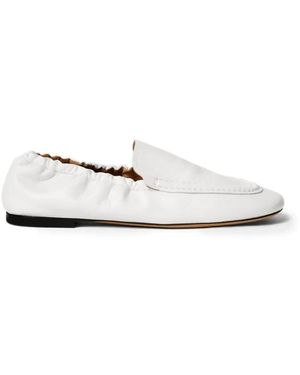 Odissi Juno Leather Loafers - White
