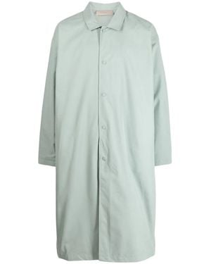 Fear Of God Twill-Weave Single-Breasted Coat - Blue