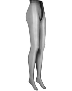 Scandale Glossy 10D High-Waisted Tights - Black