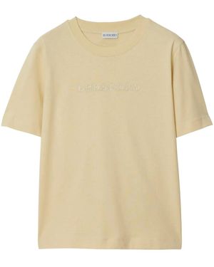 Burberry ロゴ Tシャツ - ナチュラル