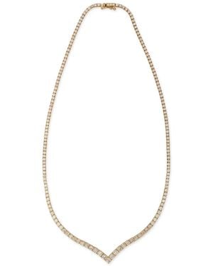 Jacquie Aiche Collar Vanessa En Oro Amarillo De 14 Ct Con Diamantes - Blanco