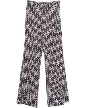 Sandro Floral-Pattern Pants - White