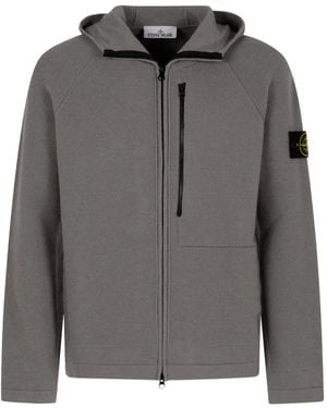 Stone Island コンパスモチーフ ジャケット - グレー