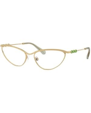 Swarovski Cat-Eye-Brille Mit Kristallen - Weiß