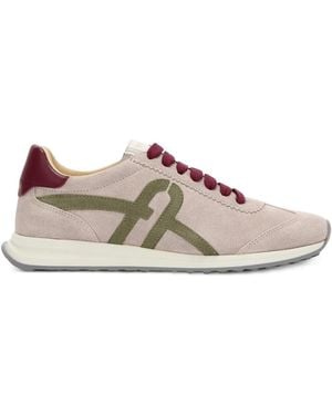 Furla Retrò Logo-Detail Trainers - Brown