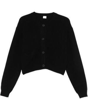 C.t. Plage Cardigan Mit Knöpfen - Schwarz