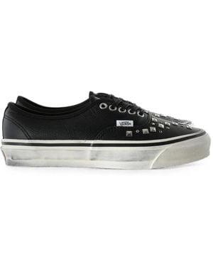 Vans Stud-Embellished Leather Sneakers - Black