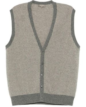 N.Peal Cashmere Sleeveless Vest - Grey