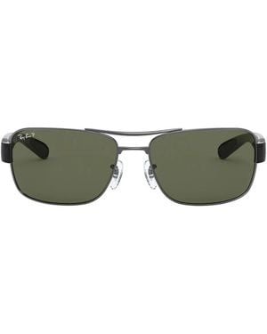 Ray-Ban Gafas De Sol Polarizadas Con Montura Cuadrada - Verde