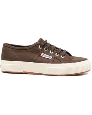 Superga 2750 Linen Trainers - Brown
