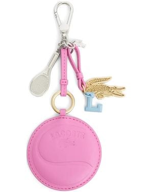 Lacoste Logo-Detail Keyring - Pink