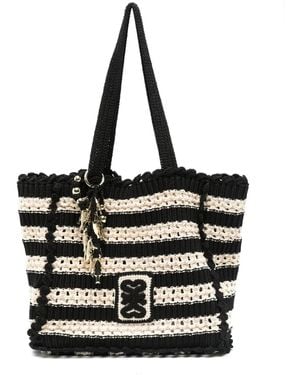 Sandro Borsa Tote All'Uncinetto - Nero