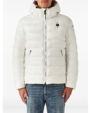 Blauer Adams Hooded Padded Jacket - Natural