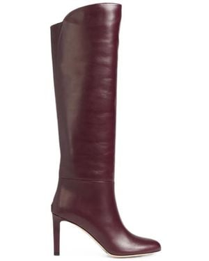 Jimmy Choo Karter Knee-High Boots - Purple