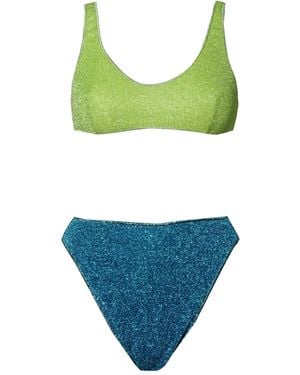 Oséree Lumiere '90S Sporty Bikini - Green