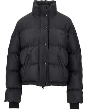 Courreges Zip-Up Jacket - Black