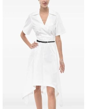 Givenchy Belted Shirt Midi Dress - White