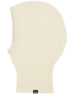 MM6 by Maison Margiela Knit Balaclava - White