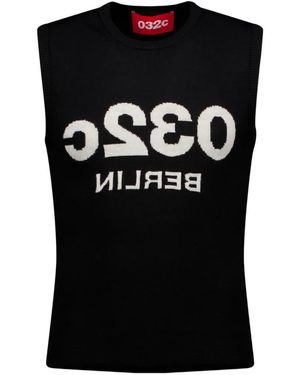 032c Hollywood To Berlin Selfie Tank Top - Black