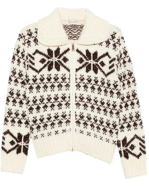 Moncler Hood Puffer Jacket - Blanc