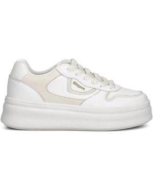 Blauer Emery Leather Trainers - White