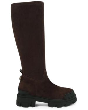 Kurt Geiger Stomp Sock Knee Boots - Black