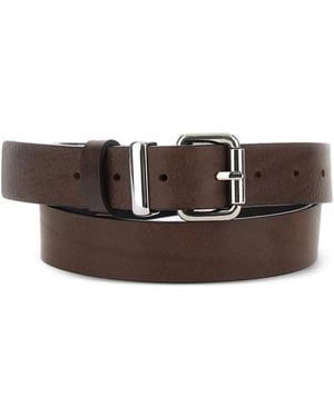 Tela Buckle Belt - Brown