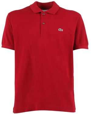 Lacoste Short Sleeve Polo Shirt - Red