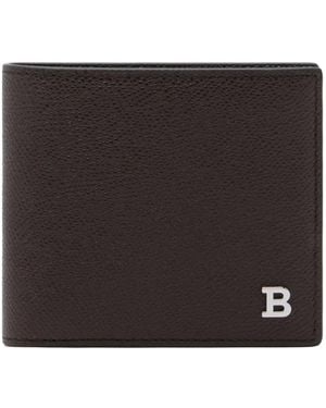 Bally Grained Bifold Wallet - Black