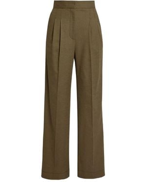 Erdem テーパードパンツ - グリーン