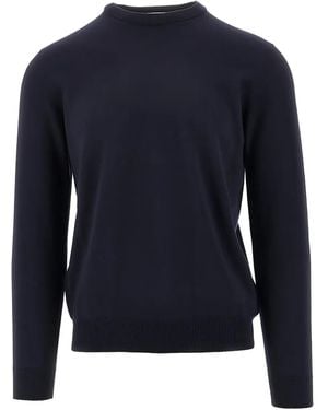 THE PULL Crew-Neck Sweater - Blue