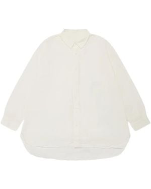 Casey Casey Clothilde Curved-Hem Shirt - White
