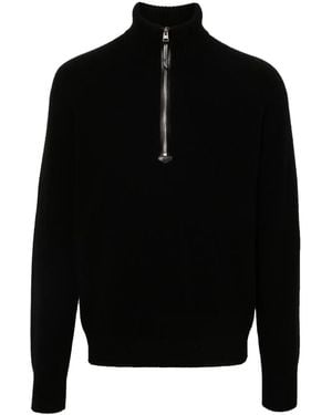 Tom Ford ハーフジップ プルオーバー - ブラック