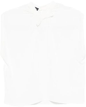 DR. HOPE Bow Shirt - White