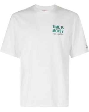 MC2 Saint Barth Delmar Graphic-Print Cotton T-Shirt - White