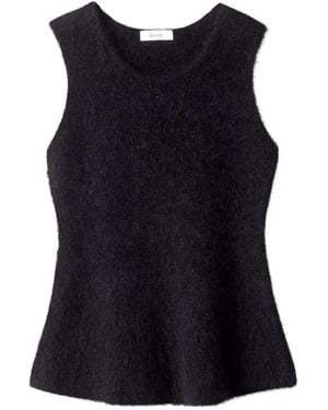 Stylein Naya Brushed-Knit Vest - Blue