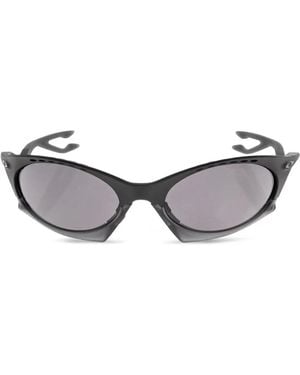Oakley Plantaris Geometric-Frame Sunglasses - Metallic