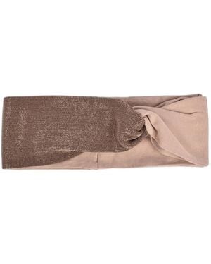 Brunello Cucinelli Knot-Detail Headband - Brown