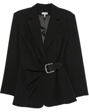 Loewe Belted Blazer - Black